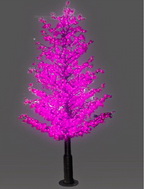Светящиеся светодиодные LED деревья и кусты